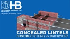 link to installation video for concealed lintel system
