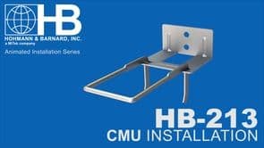 link to installation video for hb-213 with cmu backucp