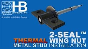 link to installation video for 2-seal thermal wing nut 