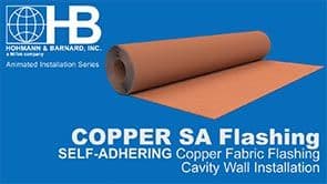 link to installation video for copper-fabric sa flashing