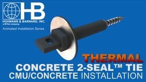 link to thermal concrete 2-seal tie cmu and concrete installation
